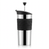 Bodum Travel Press Kaffeebereiter Edelstahl – Schwarz, 350ml