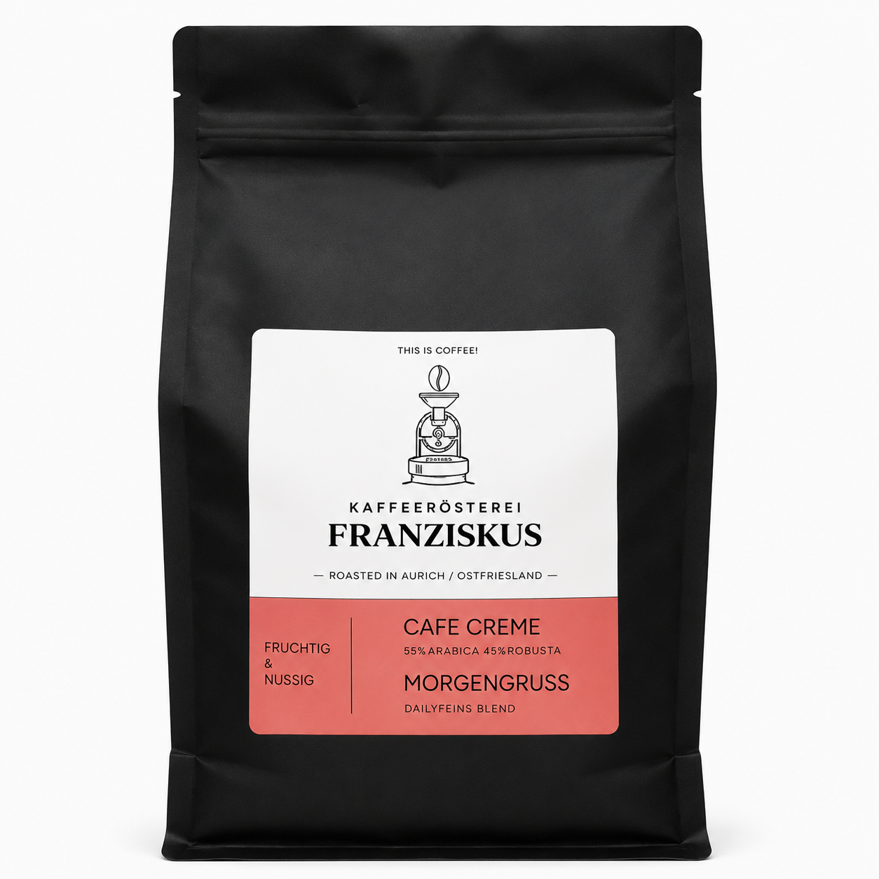 Espresso Blend - MorgenGruss, kräftiger Café Crema mit Schoko-Nuss