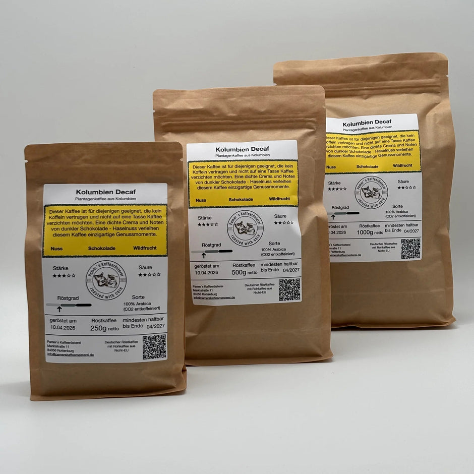 Omniroast - Kolumbien Decaf 100% Arabica mit Schoko-Haselnuss