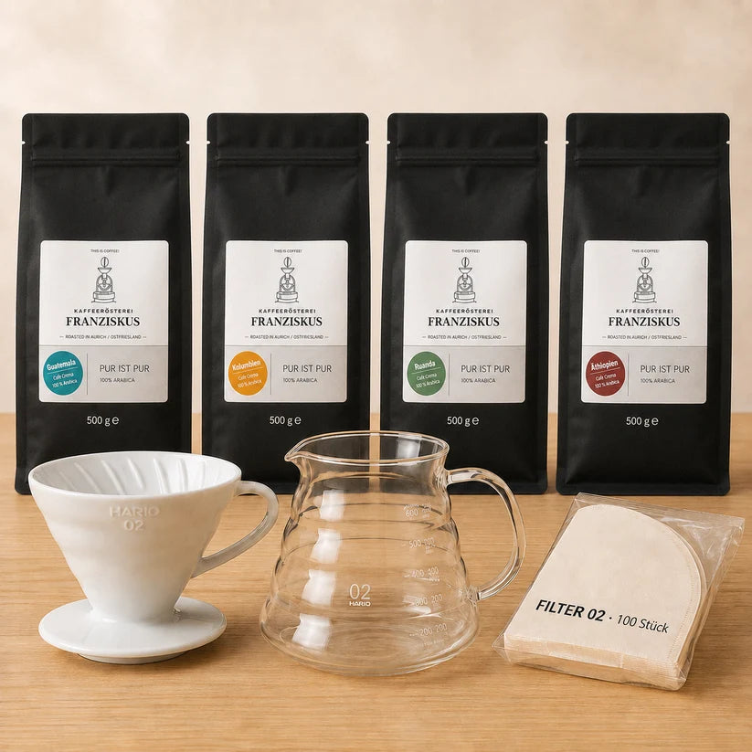Kaffee Probierset - Große Kaffeereise