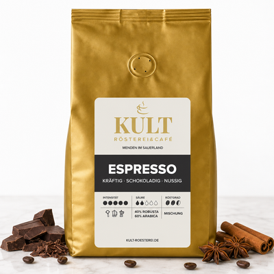 Kult-Espressomischung - würzig-schokoladiger 60/40 Blend