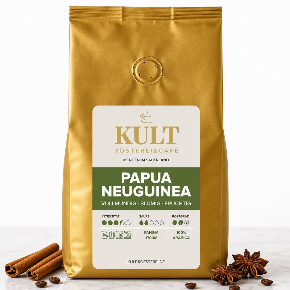 Filterkaffee - Papua Neuguinea 100% Arabica würzig & säurearm