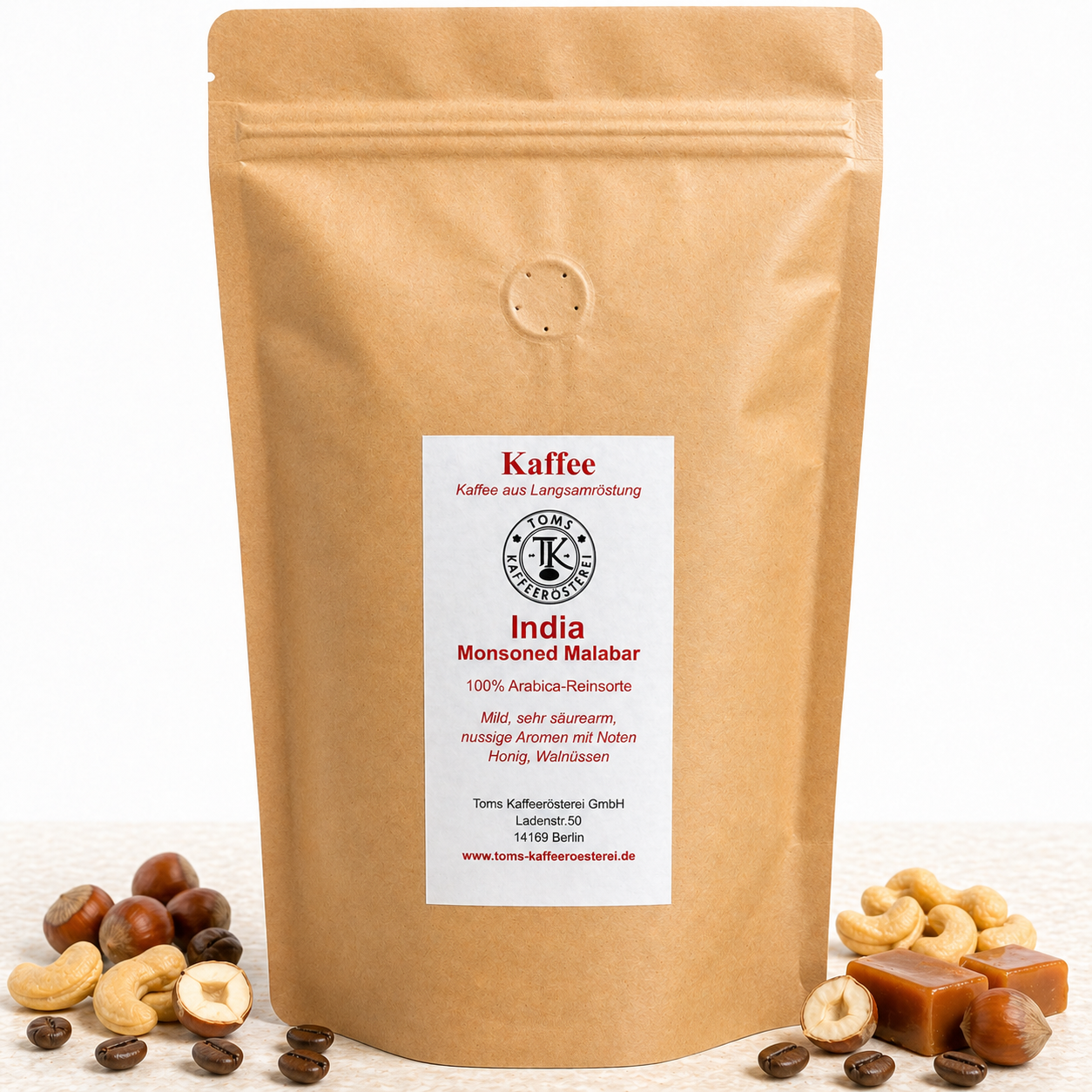 Indien Monsooned Malabar Filterkaffee