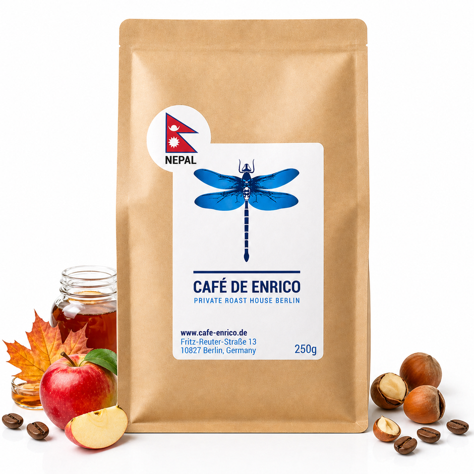 Espresso - Nepal Single Origin 100% Arabica, feines Ahornsirup-Aroma
