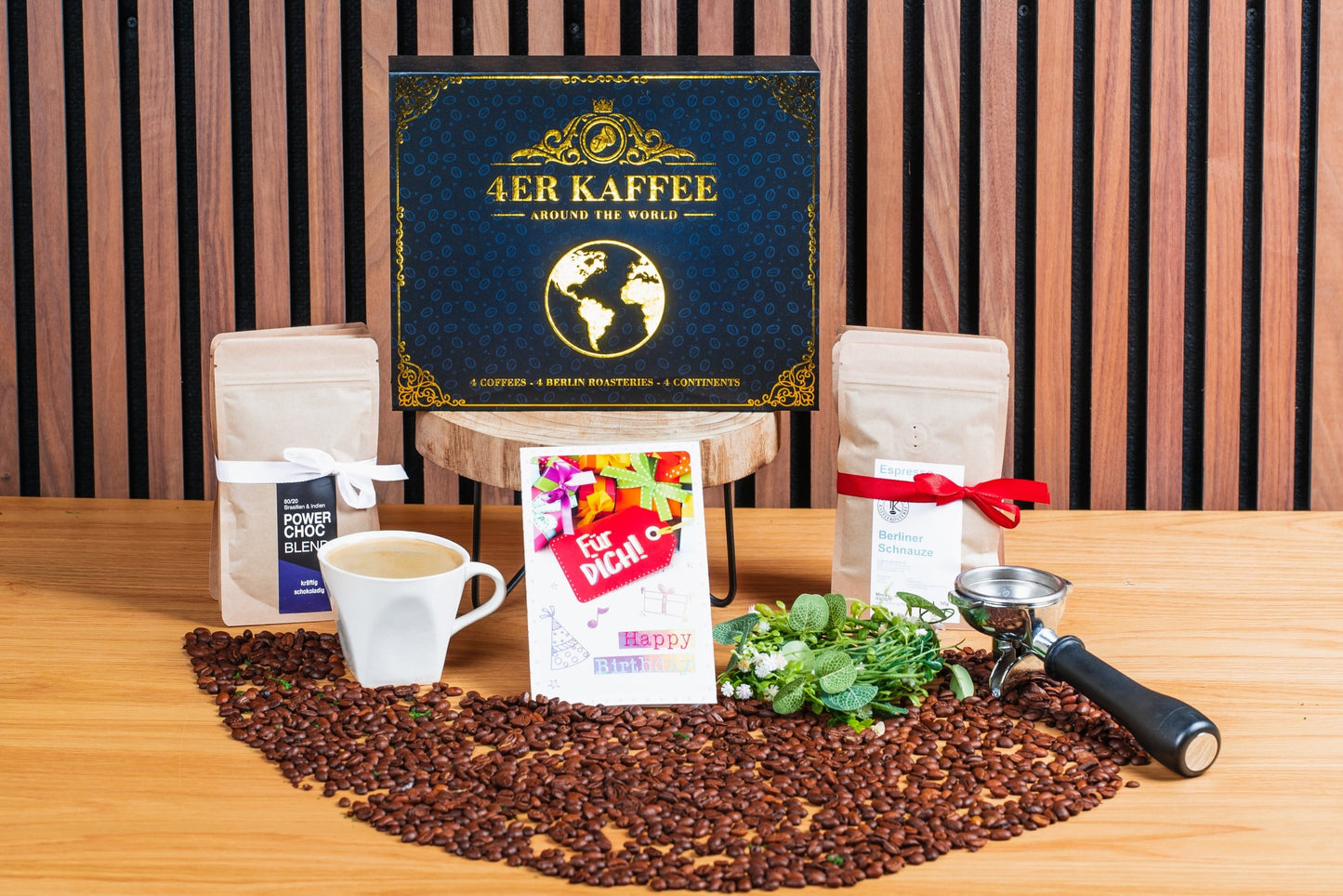 4er Kaffee Geschenkset: Around The World