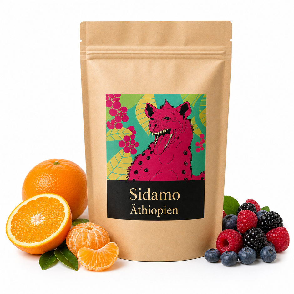 Filterkaffee - Äthiopien Sidamo 100% Arabica, Zitrus & Beeren