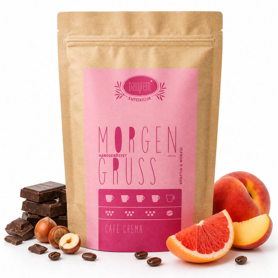 Espresso Blend - MorgenGruss, kräftiger Café Crema mit Schoko-Nuss