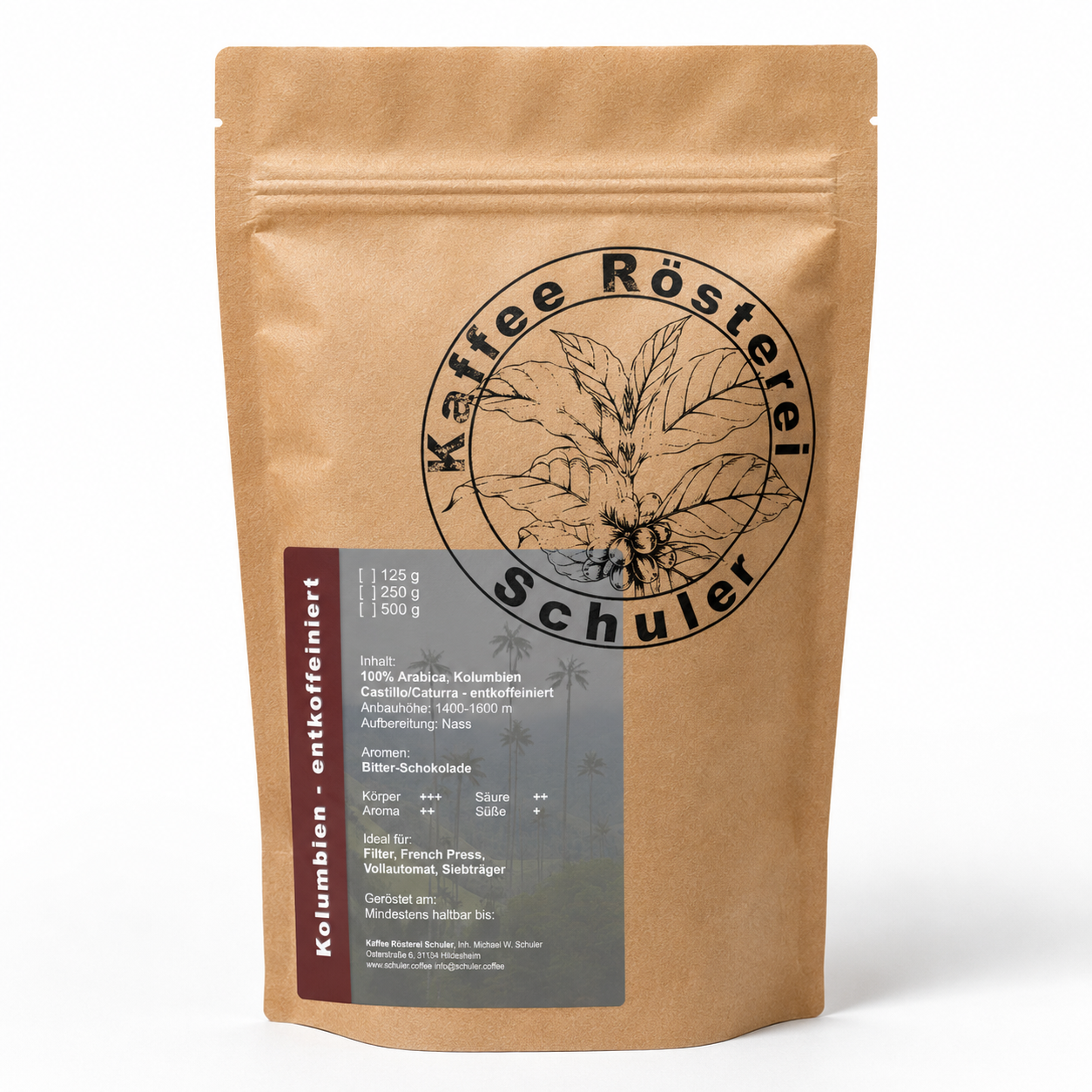 Kolumbien Entkoffeiniert