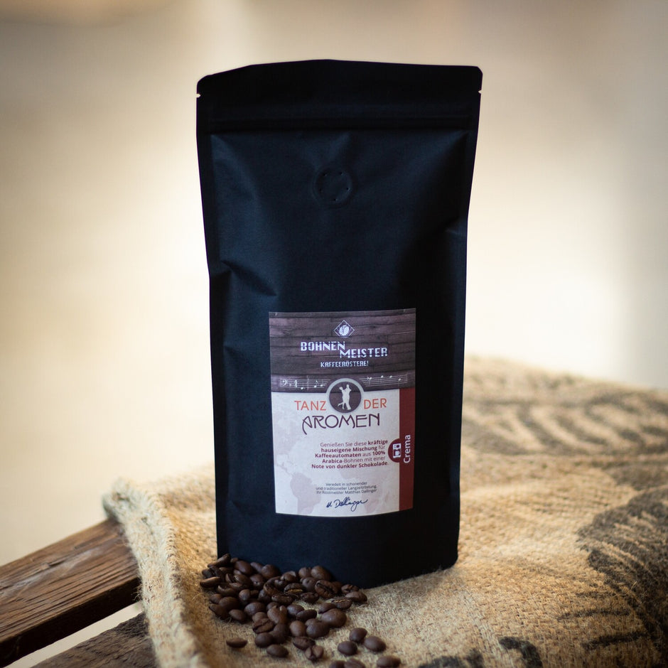 Tanz der Aromen - Kaffee Crema, 100% Arabica mit Schokoaroma