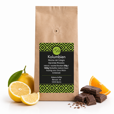 Kolumbien Mesitas del Colegio Hacienda Misiones natural Bourbon