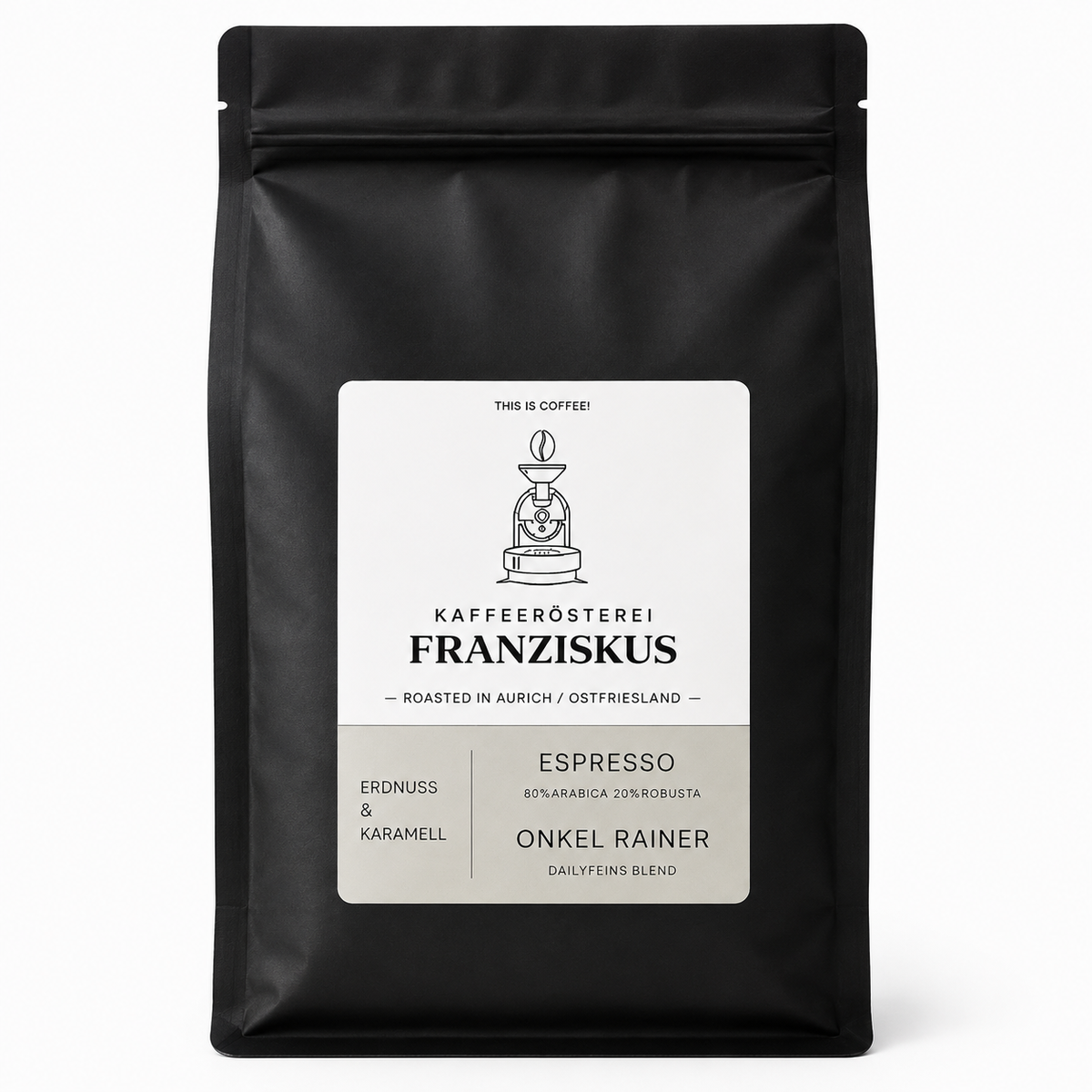 Espresso Blend - OnkelRainer mit Nuss, Karamell & dunkler Schokolade