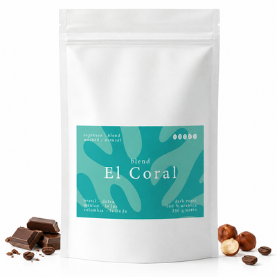 Espresso Blend - El Coral Schoko-Nuss Projektkaffee 100% Arabica