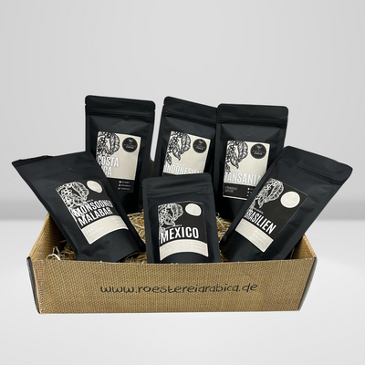Probierset Kaffee & Espresso - 6 Sorten  (6×150g oder 6×250g)