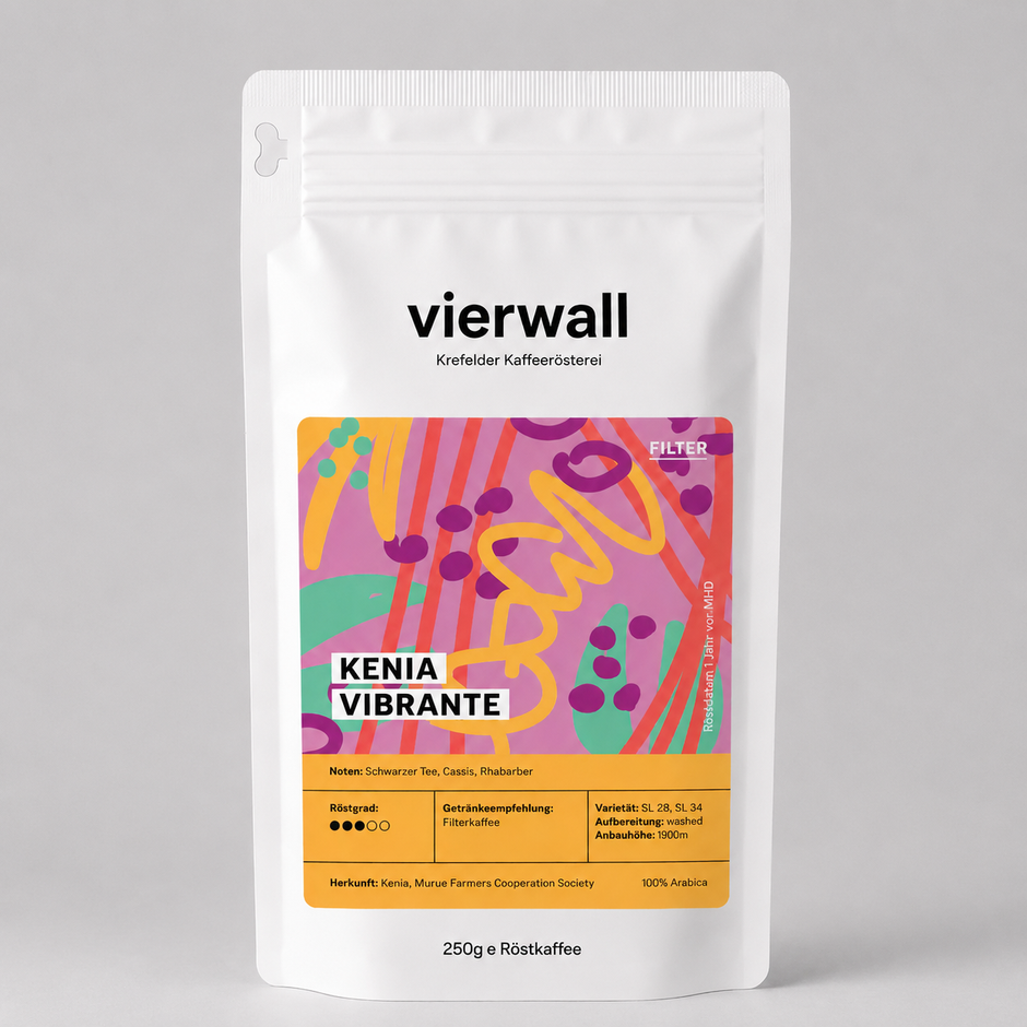 Filterkaffee - Kenia Vibrante, Arabica aus Kenia mit Cassis