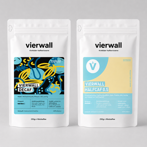 Kaffee Bundle wenig Koffein – Decaf & Halfcaf (0,5)