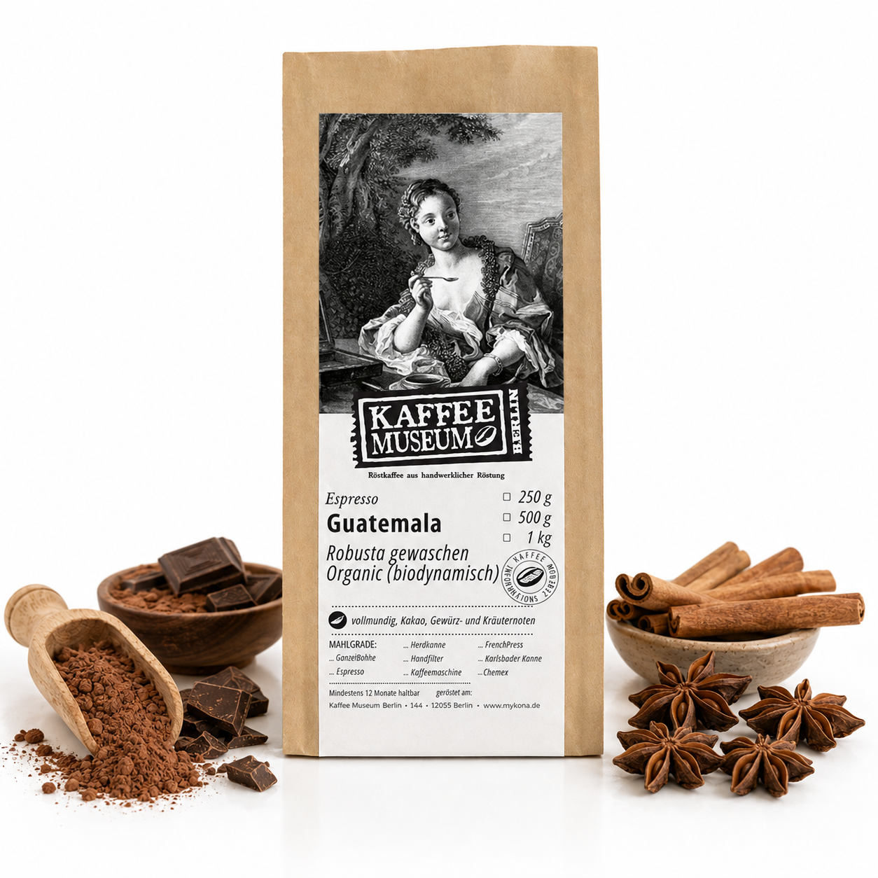 Espresso Guatemala Robusta mit Kakao & Kräutern