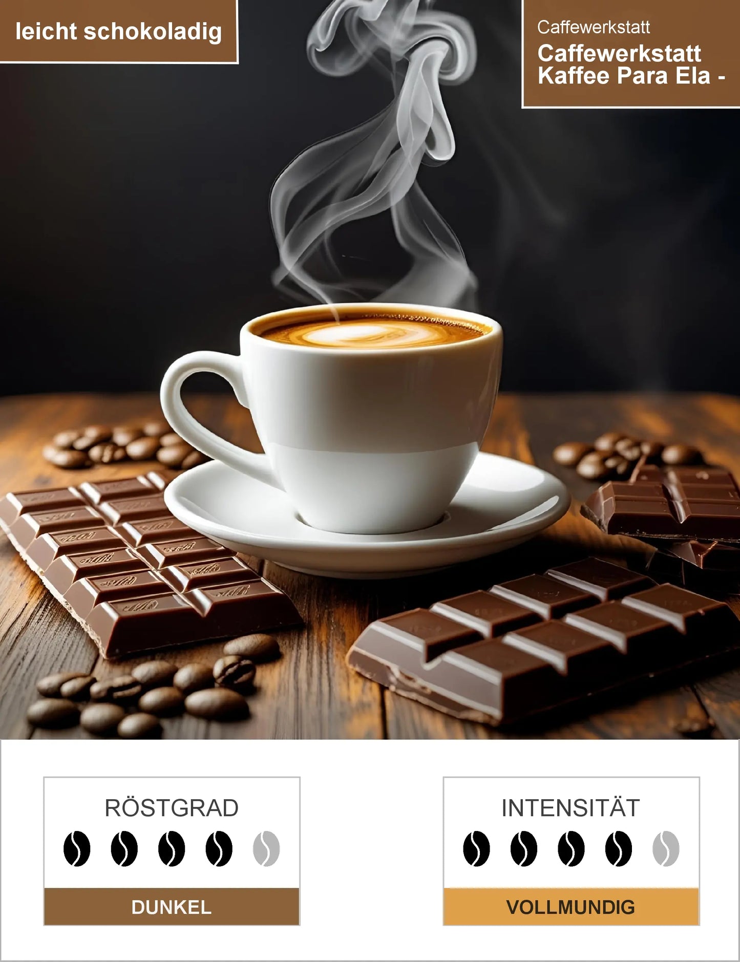 Caffewerkstatt Kaffee Para Ela - 250g Infografik1