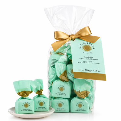 Tartufi Flor de Sal & Caramello – Schokoladentrüffel mit Meersalz – 200g