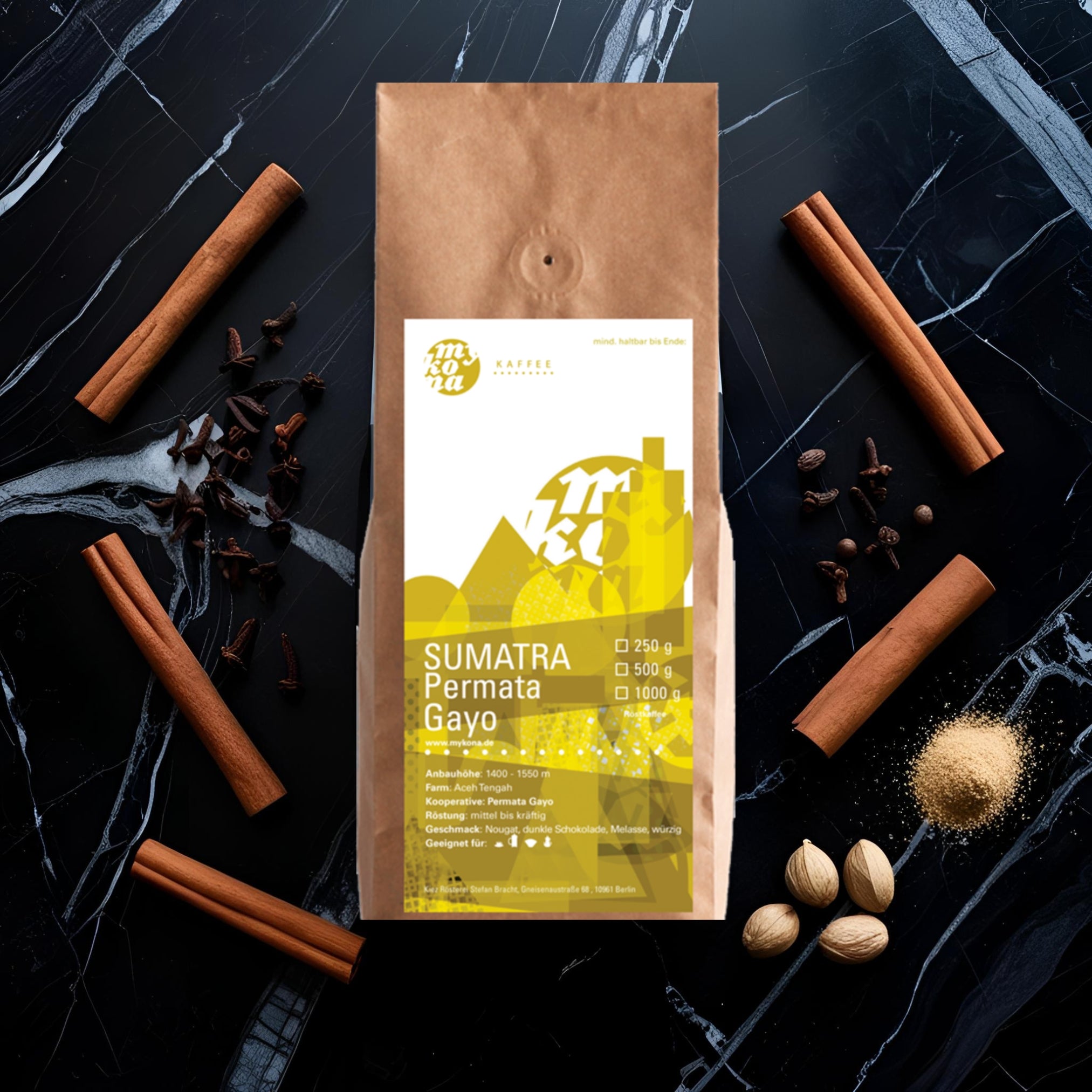 Sumatra Mahara Mandheling semi-washed Organic
