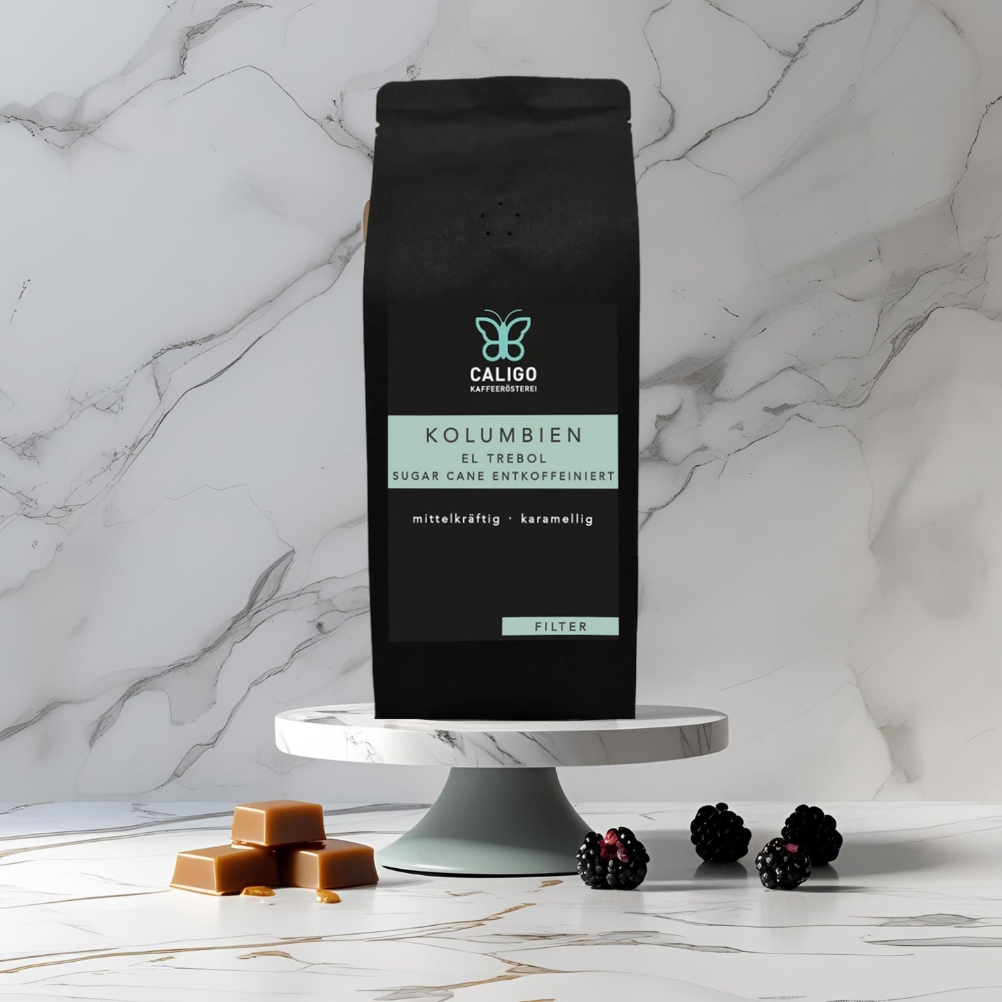 El Trebol - Kolumbien - Filterkaffee - Sugar Cane - Entkoffeiniert
