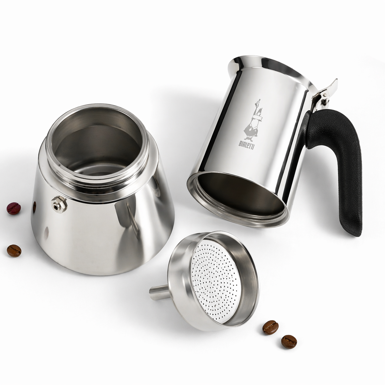 Bialetti Venus Espressokocher – Kaffeebereiter Edelstahl Induktion verschiedene Größen