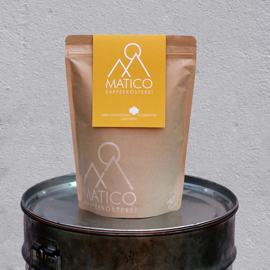 Filterkaffee - India Monsooned „Malabar“ säurearm, nussig & mild