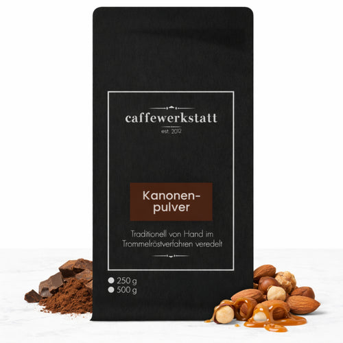 Espresso - Caffewerkstatt Kanonenpulver 100% Robusta, Kakao, Indien
