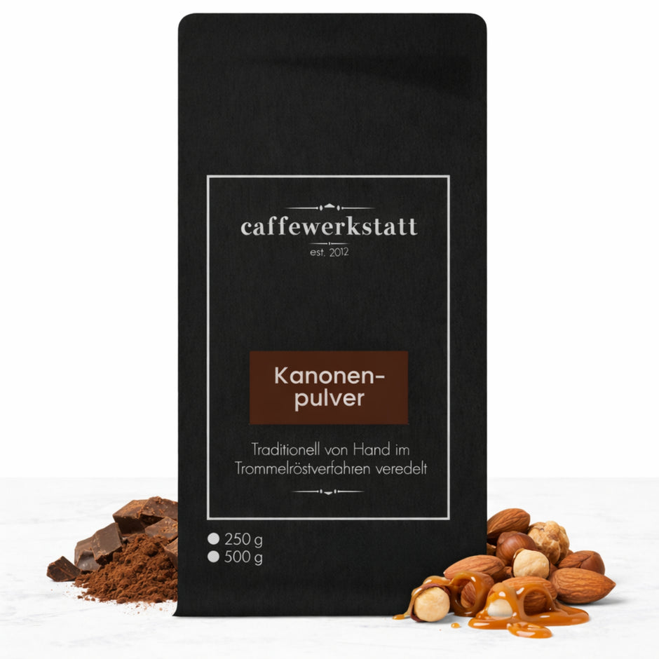 Espresso - Caffewerkstatt Kanonenpulver 100% Robusta, Kakao, Indien