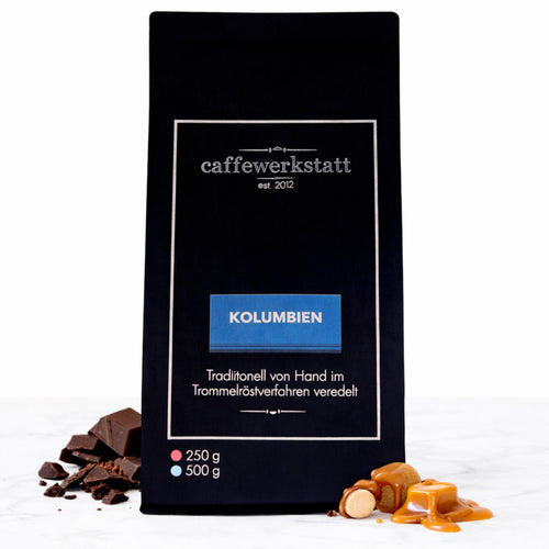 Filterkaffee - caffewerkstatt Kolumbien, Arabica mit Schokolade & Karamell