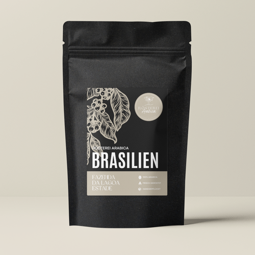 Espresso Brasilien - 100% Arabica Single Origin, schokoladig & nussig