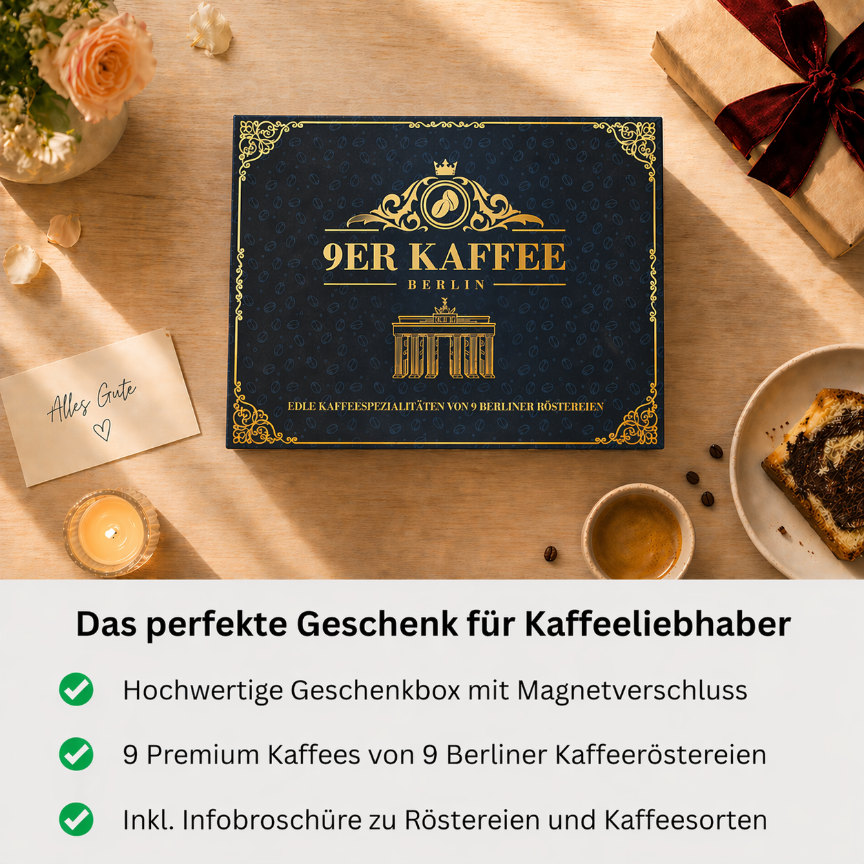 9er Kaffee Geschenkset: Berlin