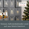 Genuss-Adventskalender 2026