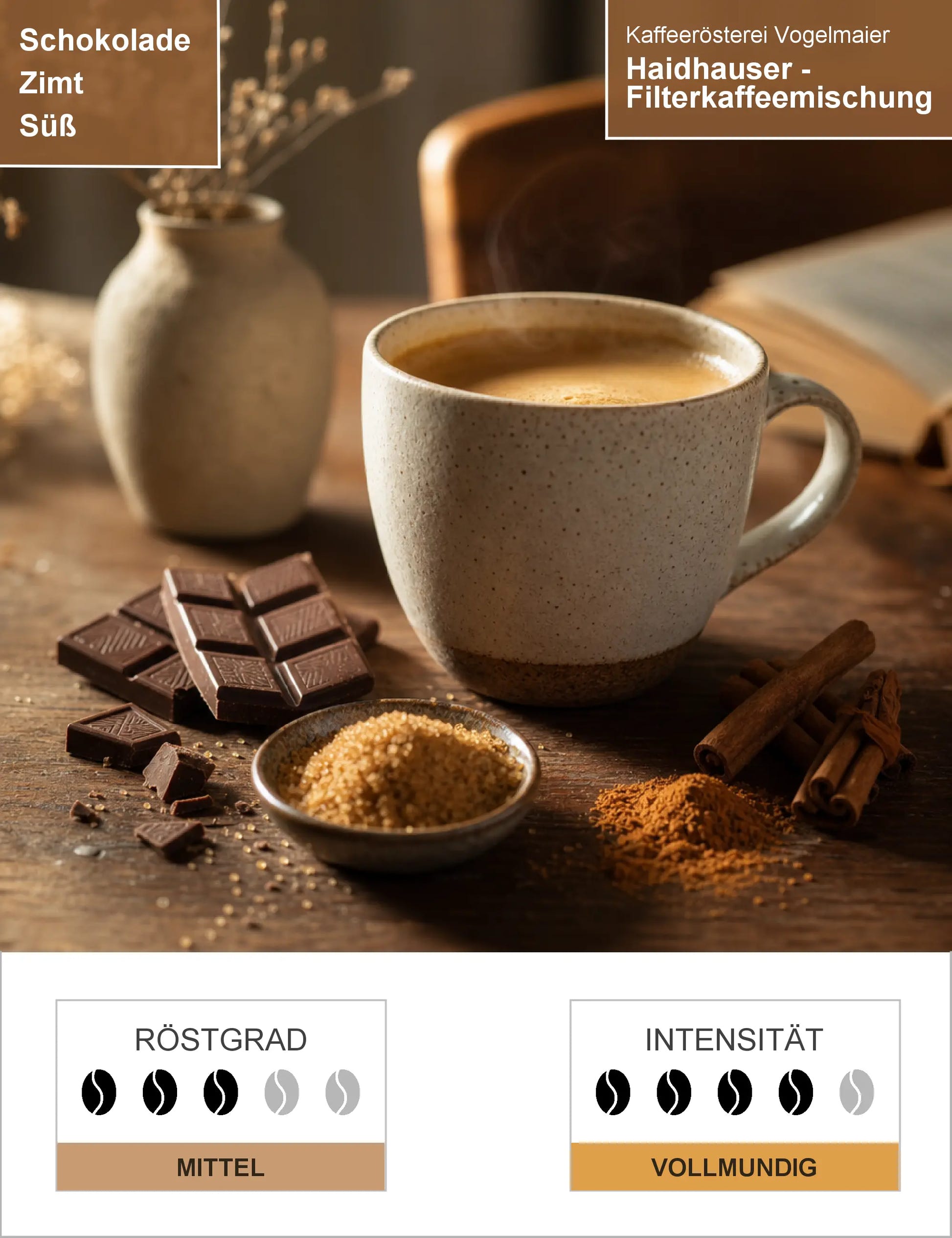 Haidhauser - Filterkaffeemischung Infografik1