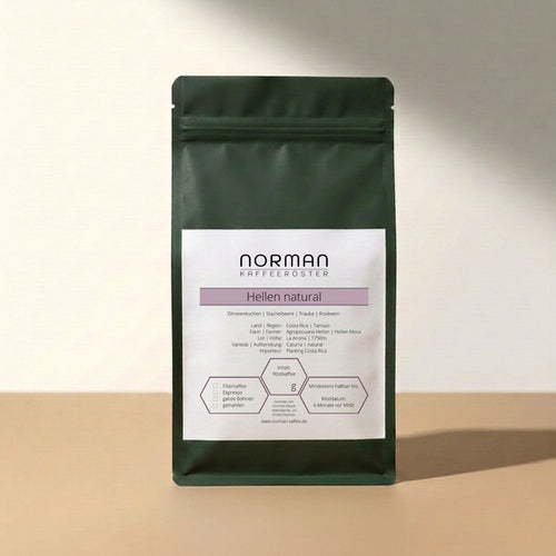 Hellen natural – Espresso aus Costa Rica mit Zitronenkuchen-Aroma