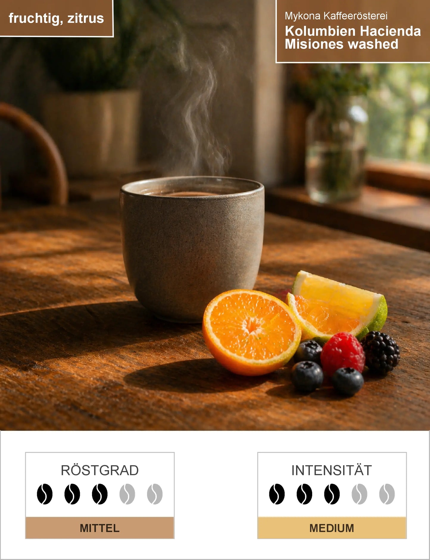 Kolumbien Hacienda Misiones washed Castillo Infografik1
