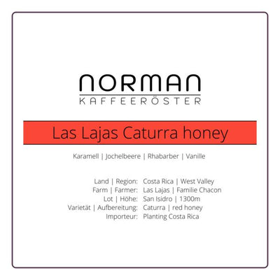Las Lajas Caturra honey – Espresso1