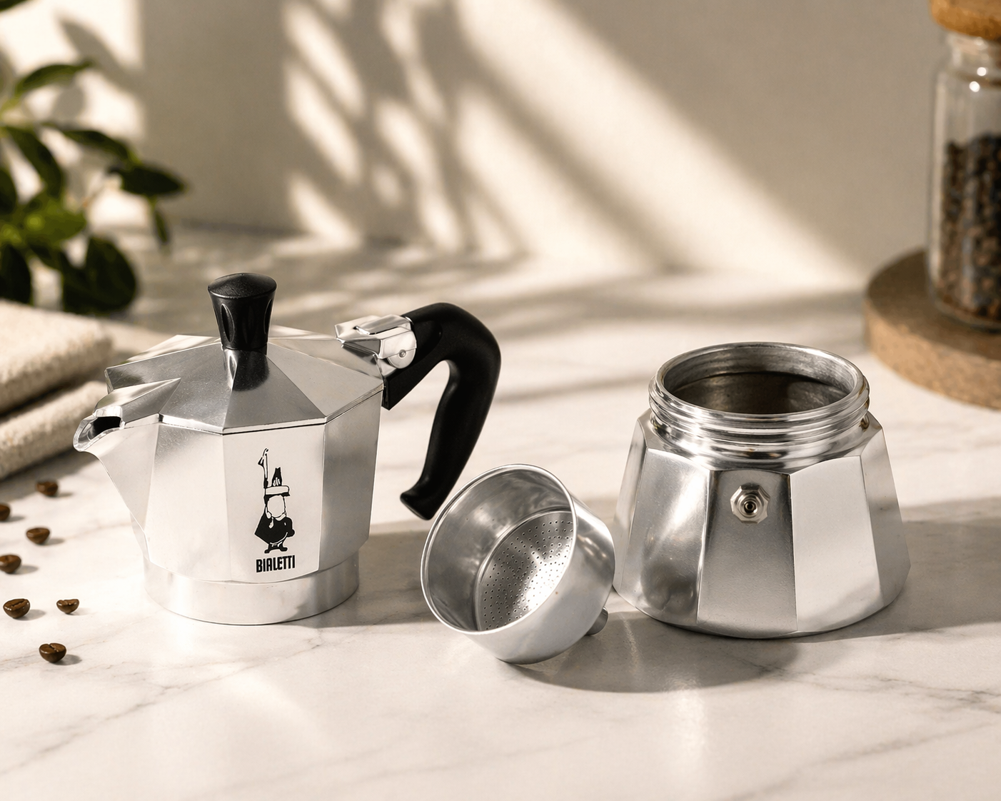 Bialetti Moka Express – Espressokocher Aluminium - verschiedene Größen