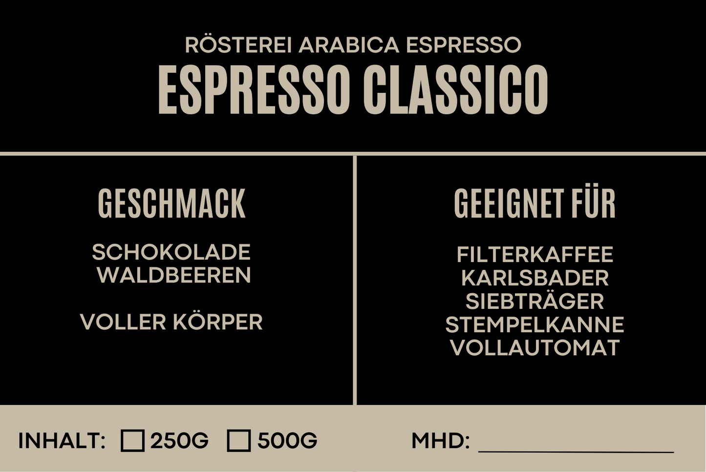 Espresso Classico - Goldmedaille 20213