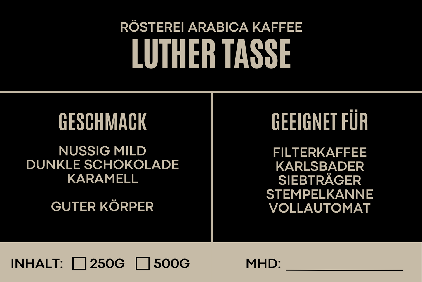 Luther Tasse - Goldmedaille 20244