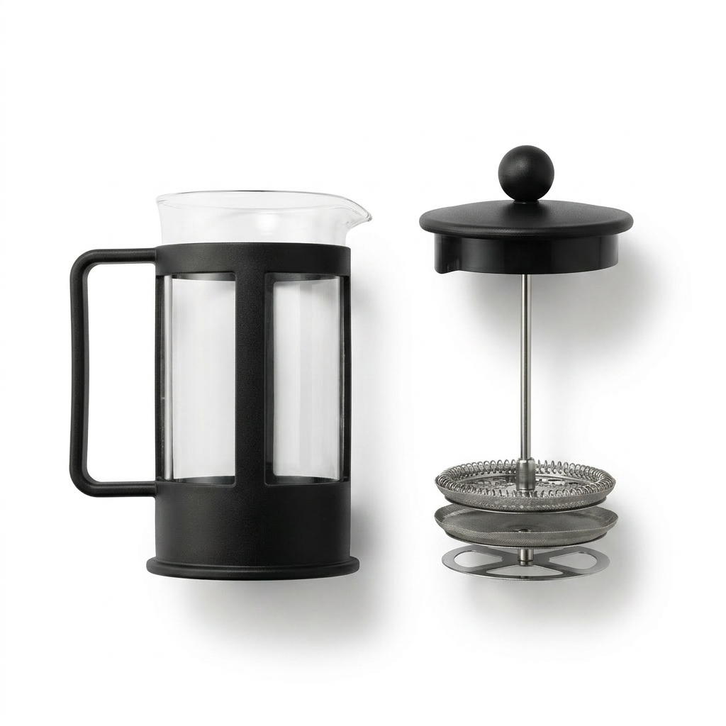 Bodum Kenya French Press – Kaffeebereiter aus Glas & Edelstahl (3 Größen)