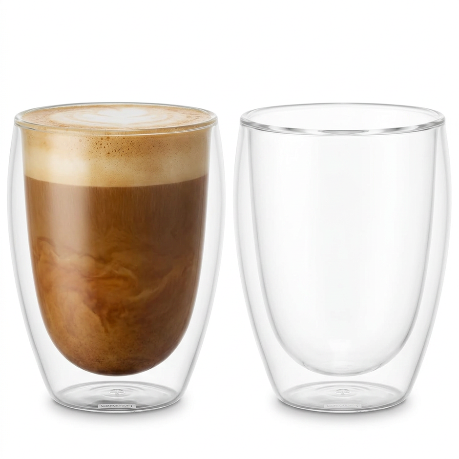 Bodum PAVINA Thermogläser 350ml – Doppelwandig & Spülmaschinenfest - 2 Stück