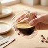 Bodum PAVINA Doppelwandgläser – 80ml Espressotassen aus Borosilikatglas