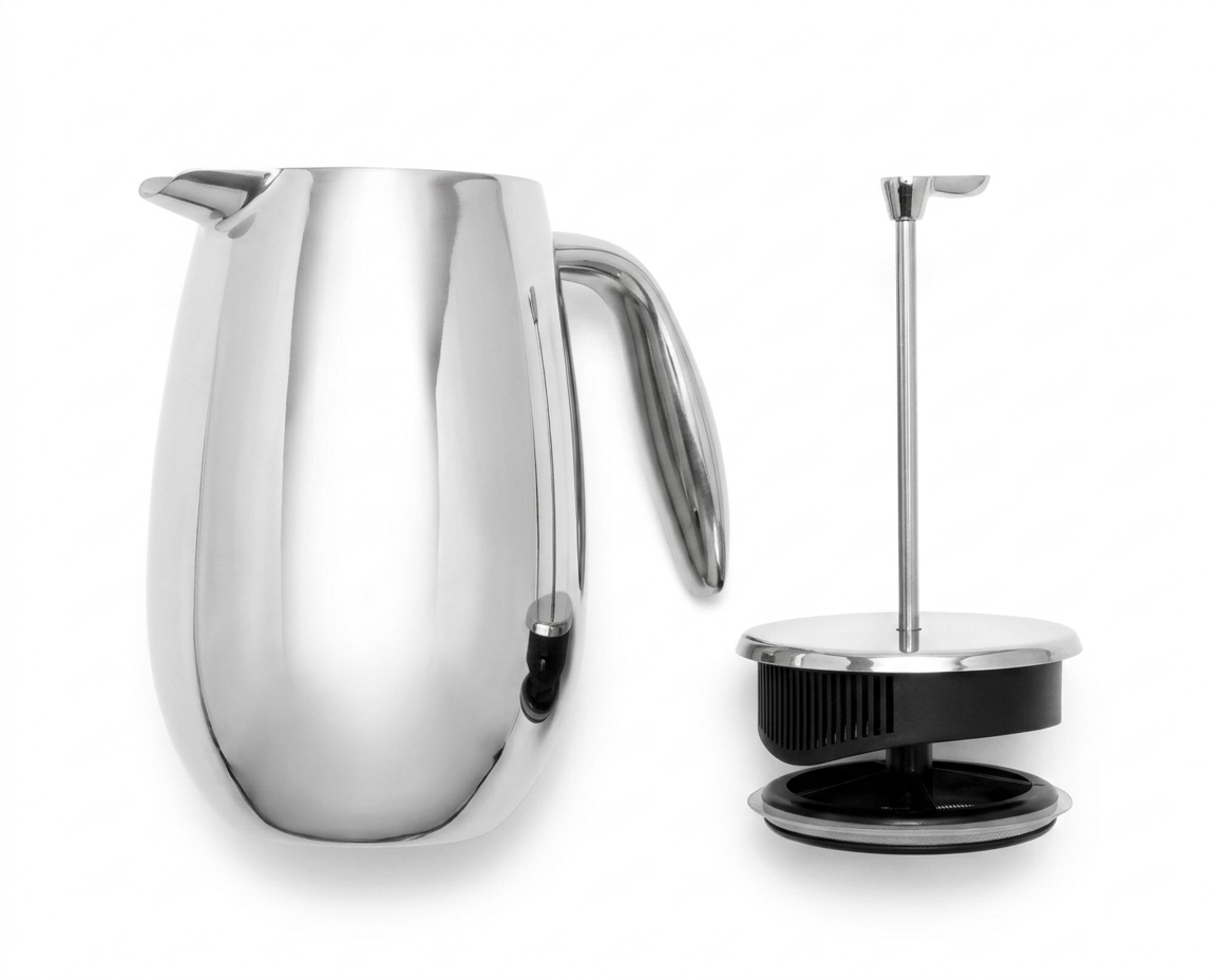 Bodum Columbia French Press - Kaffeebereiter doppelwandig Edelstahl – verschiedene Größen