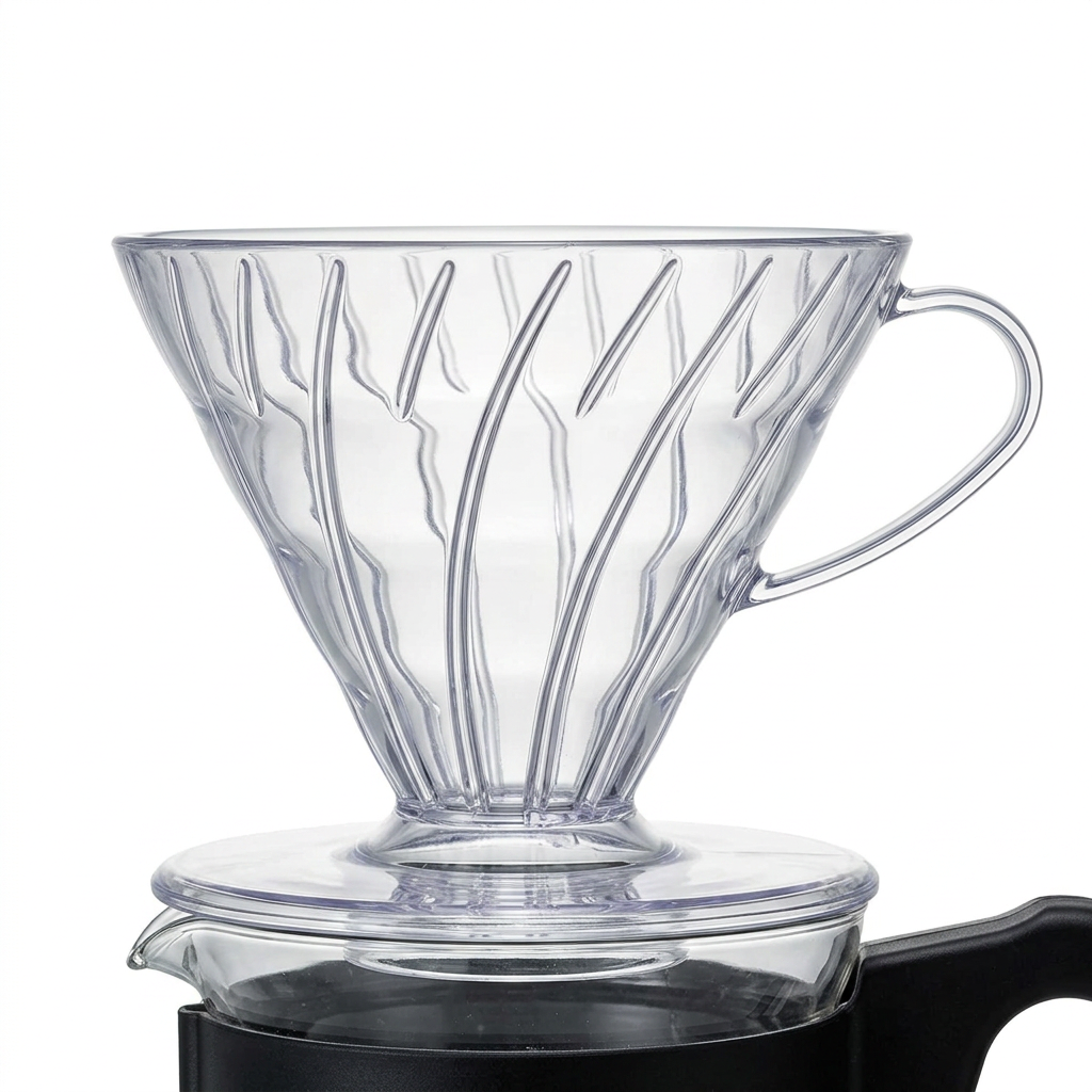 Hario V60 Starter-Set: Dripper, Server, Filter (40Stk) & Löffel – Schwarz