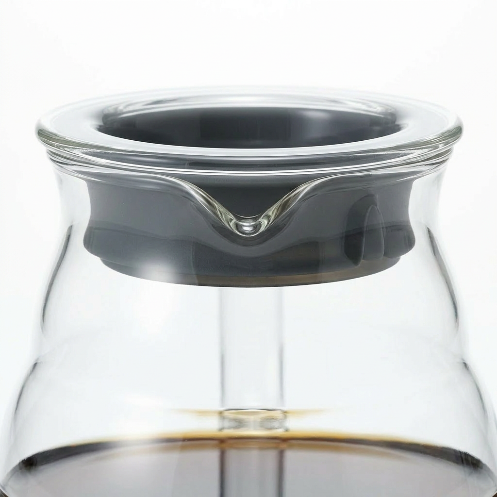 Hario Kaffeekanne aus Glas – Transparente 600ml Server für frisch gebrühten Kaffee