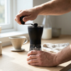 Hario Mini Slim Plus Kaffeemühle: Keramik-Kegelmahlwerk, schlankes Design