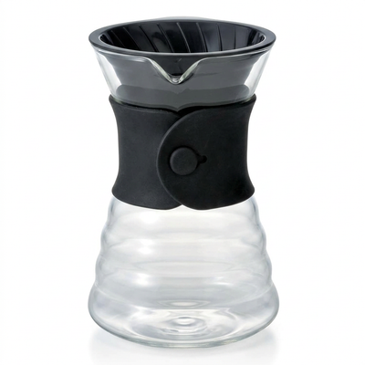Hario V60 Drip Dekanter 700 ml – Filterkaffee Pour Over Set transparent