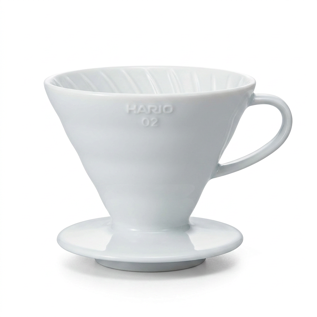 Hario V60 Porzellan Kaffeefilter Gr. 02 – Perfekter Handaufguss für aromatischen Kaffee