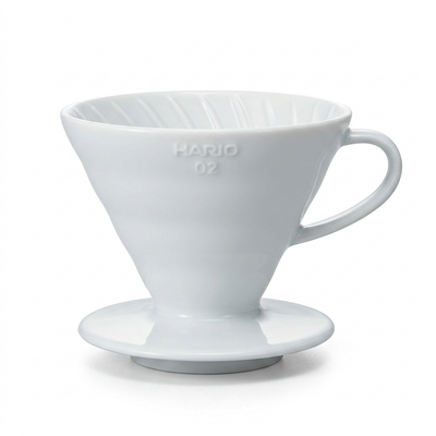 Hario V60 Porzellan Kaffeefilter Gr. 02 – Perfekter Handaufguss für aromatischen Kaffee