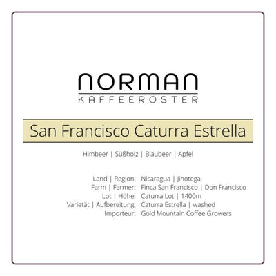 San Francisco Caturra Estrella – Espresso1